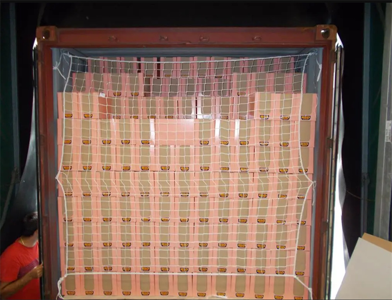 protection net hang tailer of container