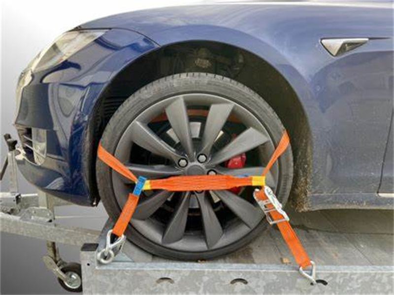 lashing strap for tire fixed