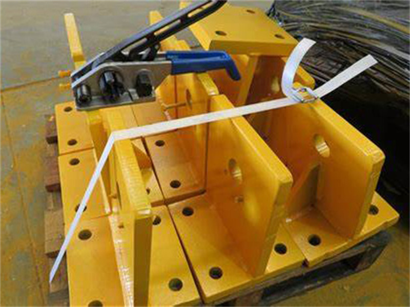 composite strap for machine parts