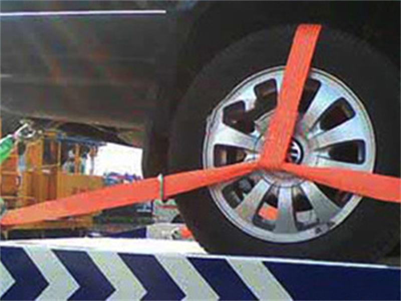 lashing strap for tires fixed