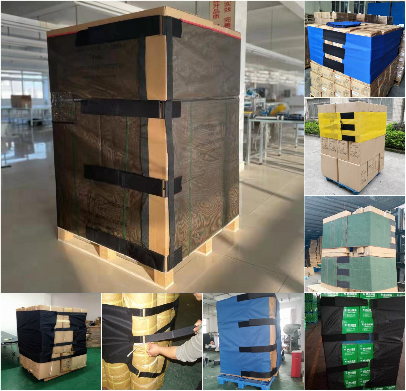 pallet wrap for auto parts application