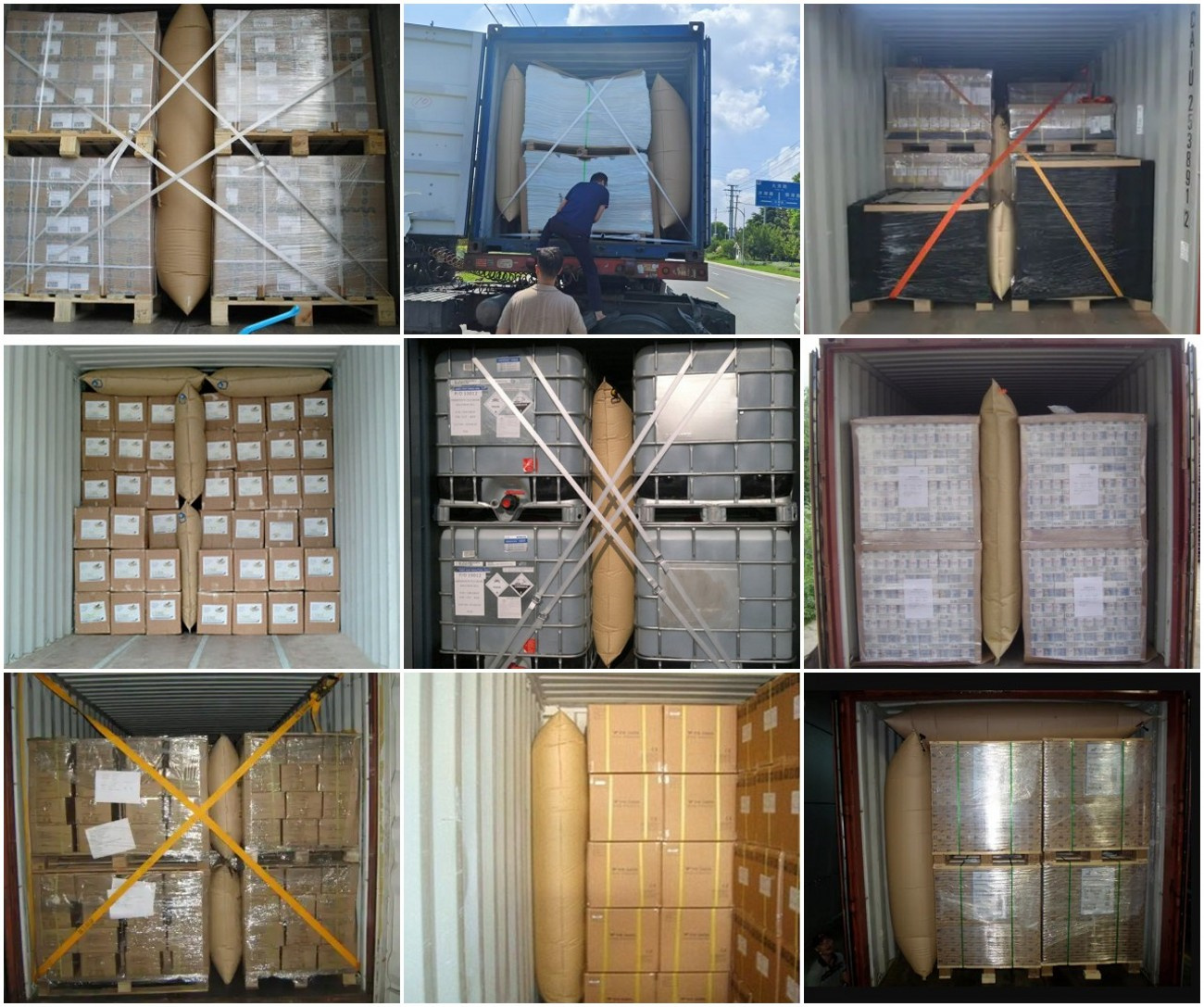 kraft dunnage bag application