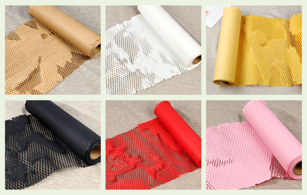 colored honeycomb paper