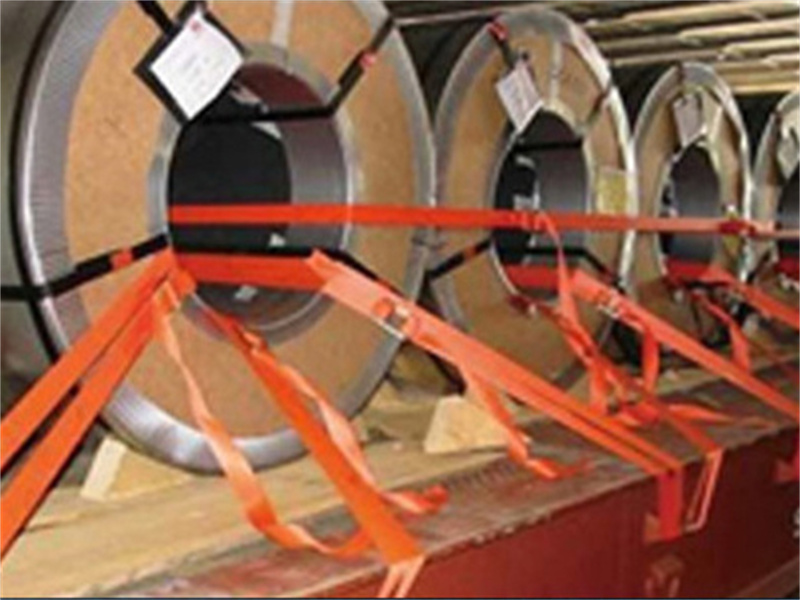 lashing strap for steel rolls